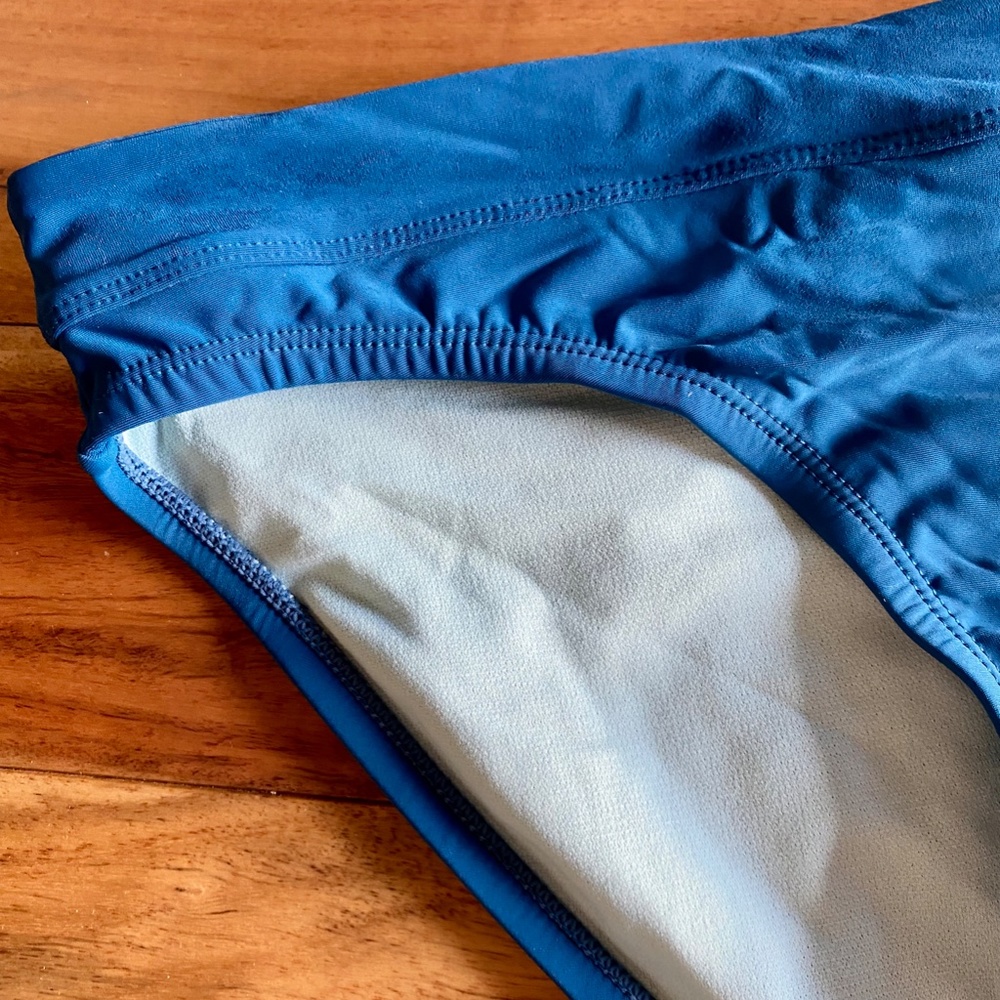 Nike Women's Teal Blue Bikini Bottom Swimsuit Swim NWOT Size 10 - Picture 2 of 7